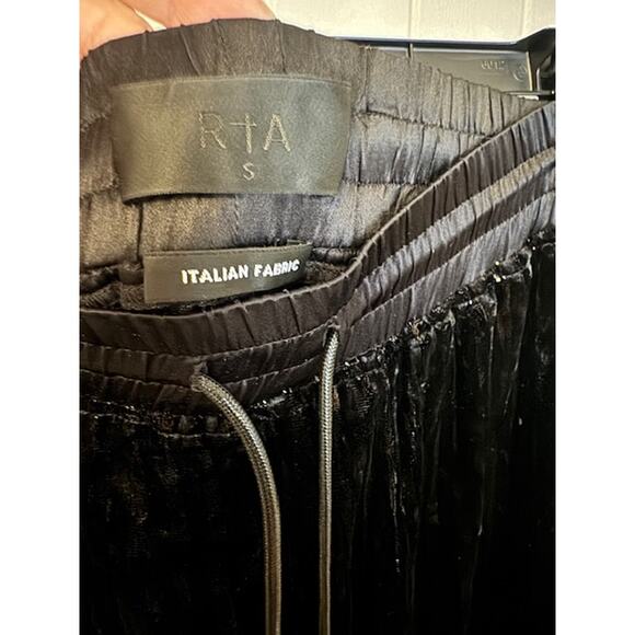 RtA Fiona Pant in Velvet Shiny Stripe NWOT Small - Picture 8 of 12